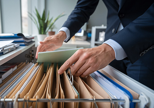 Regulatory file keeping for operational compliance.